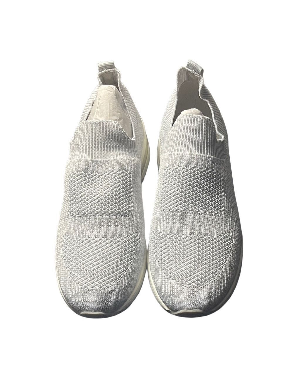 J/Slides Urban Sport Gray Knit Slip-On Sneakers